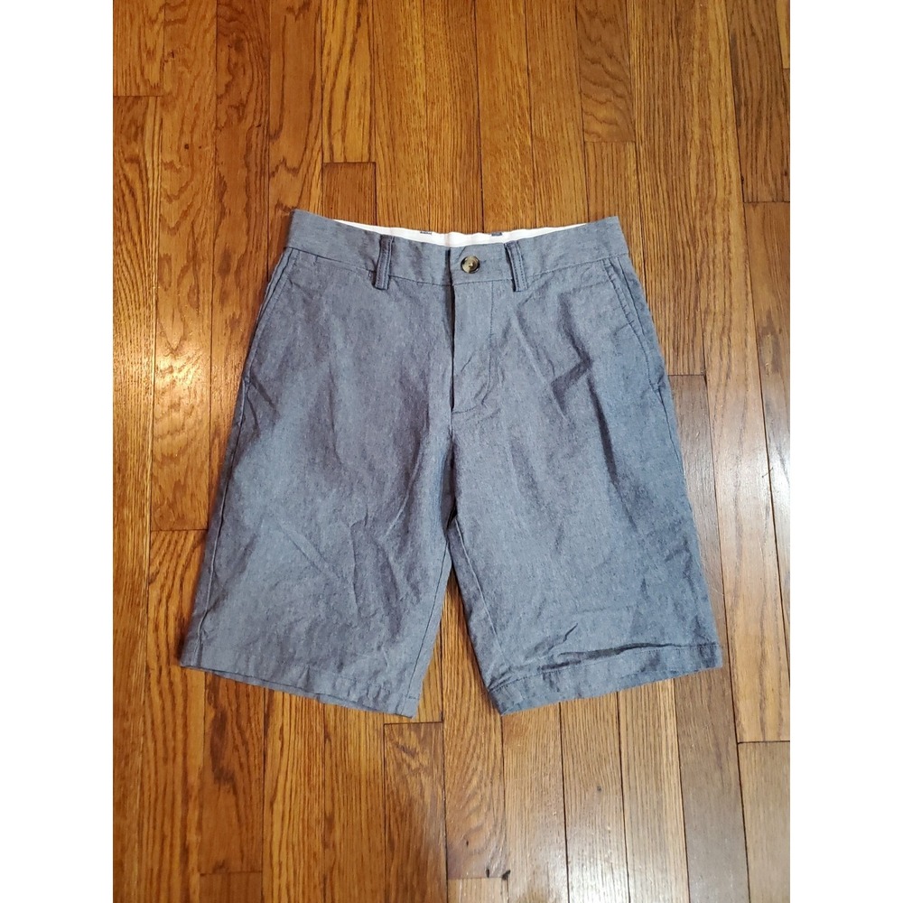 Old Navy Mens 28 Ultimate Slim Built-In Flex Chino Shorts Blue Stretch AD14